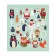 Set of napkins for setting the table "New Year's animals", rectangular, size 32x46 cm, 4 pcs