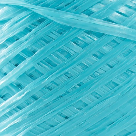 Yarn "for knitting mochecks" 100% polypropylene 400m/100 ± 10 g in the form of a ball (turquoise)-2