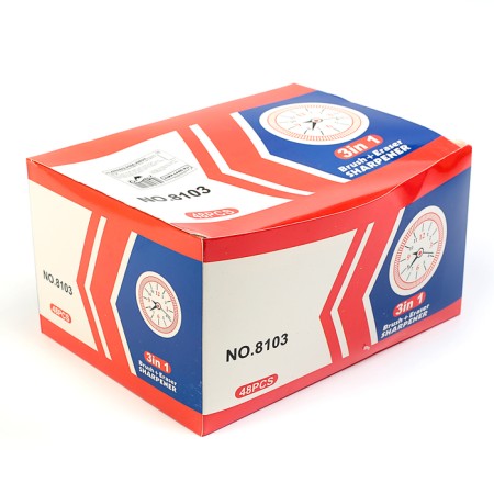 Charp with a container "Clock", with an eraser and a brush, mix-4