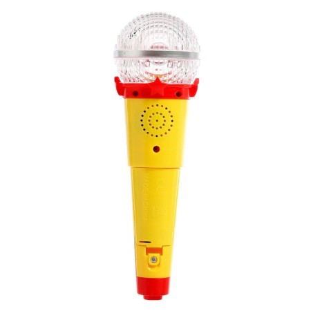 Microphone, sound, light, yellow color-3