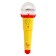 Microphone, sound, light, yellow color