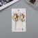 Invisible hair "Bente" (set 2 pcs) heart, 6 cm, gold