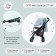 Stroller walking children's indigo punto, folds into a cane, blue color