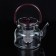 A glass teapot with a metal sieve "Flower Fantasy", 1 liter