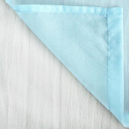 Witerra curtain for the kitchen 140x145cm, blue, veil, PE100%-3