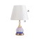 Table lamp "Eva" 1x40W E27 1x4W LED gold/blue 25x25x42cm