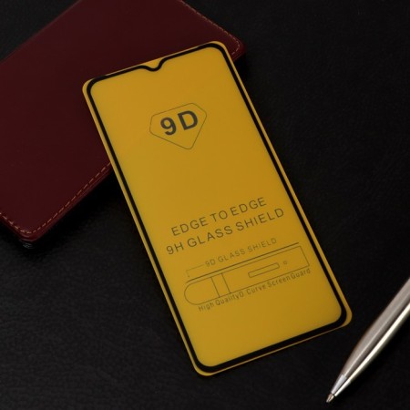 Protective glass Innovation 2D, for Xiaomi Redmi 9a/9c, full glue, black frame