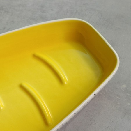 Ceramic "Persia" baking form, yellow, 1 variety, Iran-3