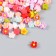 Decor for creativity plastic "Micro-flowers Color" set 100 pcs mix 0.6x0.6 cm