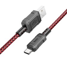 Hoco X94, Type -C - USB, 3 A, 1 m, data transfer, PVC, red