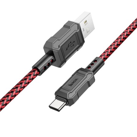 Hoco X94, Type -C - USB, 3 A, 1 m, data transfer, PVC, red