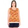 Female blouse "Raisa", size 46, orange color