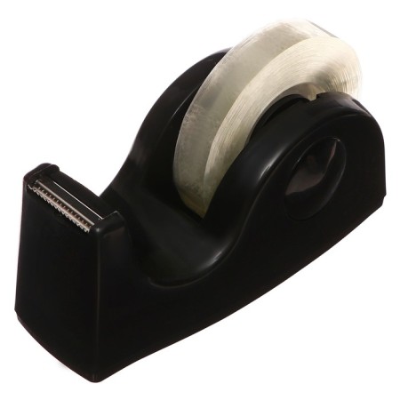 Brauberg adhesive tape is a desktop, weighted, medium, core diameter 25 mm, black-13