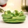 Sninker "Snake on the bowl" Green with gilding, 4x10cm