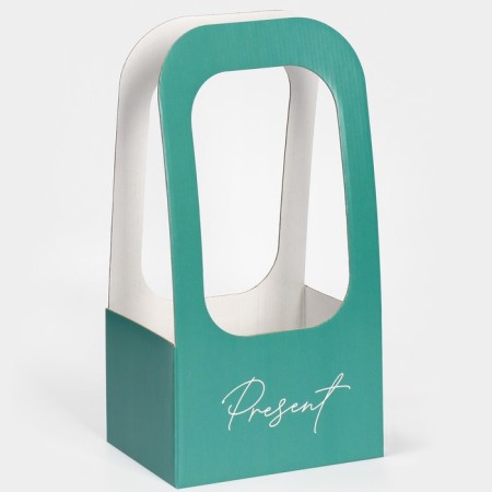 Flower box box "Present", 17 × 12 × 32 cm-3