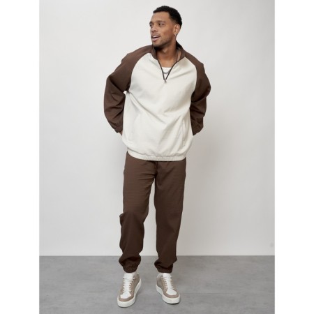 Sports suit men's, size 48, brown color-11