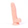 Falloimitator Oka-Khpoki, realist, 20 x 4 cm, on suction cup, with a scrotum, bodily