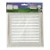 Ventilation grate "Vento" 1717uvr, 170x170 mm, reinforced, detachable, white
