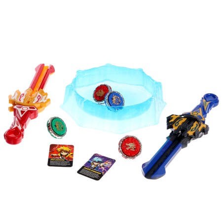 A set of wolves Ultra Spin “Battle of gladiators”, 4 tops, 2 launch devices, arena-4