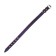 Leather collar on synthetic winterizer, 46 x 2 cm, Osh 25-35 cm, blue