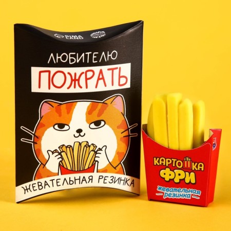 Chewing gum "devour", in the form of potatoes of fries, 15 g.-1