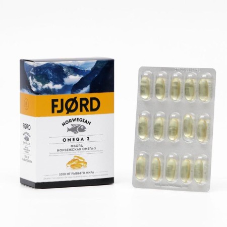 Norwegian omega-3 fjord 60 capsules, 87 g