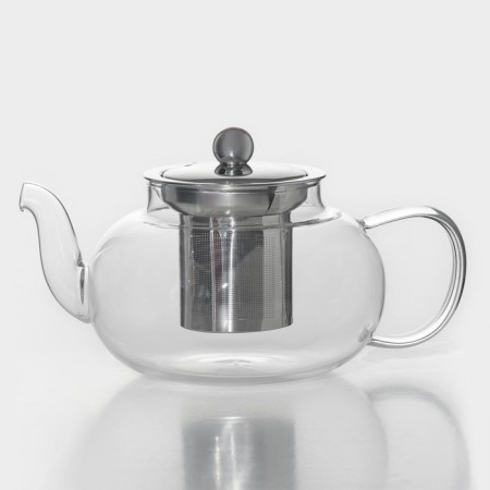 Glass teapot with a metal sieve of the Kaliopa Dilan, 600 ml