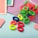 Hair elastic band “Chosenka” (set 30+-1 pcs) D-1,4 cm assorted, Mix bright