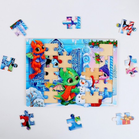 Puzzle Big "Winter Tale", 30 elements-3