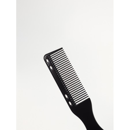 Comb-Brutta for Barbershop 17*2.5*2cm Plastic Black Package QF-3