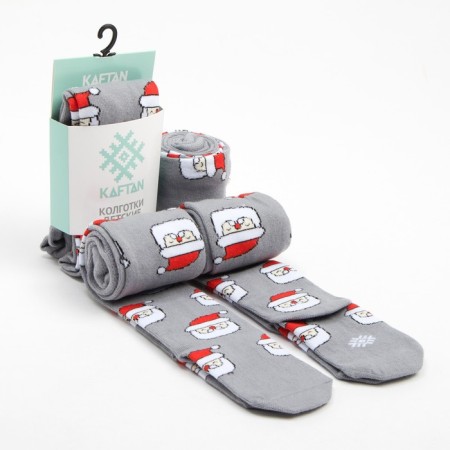 Children's tights KAFTAN "Santa Claus" 92-98 cm, gray-6