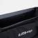 Road bag with a zipper, shoes, external pocket, long belt, black color