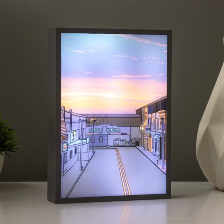 Nightlight "Sunset" LED 3W white 3.5x15.5x21.5 cm Risalux-4