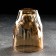 Glass glass "Lava", 325 ml, gold color