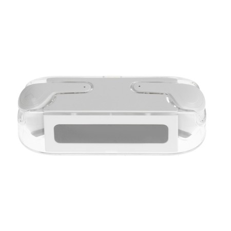 Wireless headphones KM12, TWS, inserts, BT 5.0, 30/200 mAh, transparent, white-3