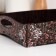 Tray with handles "Breakfast", wooden, 30x20x4.5cm