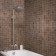 The shower system "RMS" SUS124-003DK-3, tropical shower, stainless steel, satin