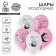 Shar Latex 12 "" Girl's birth ", 5 pcs.