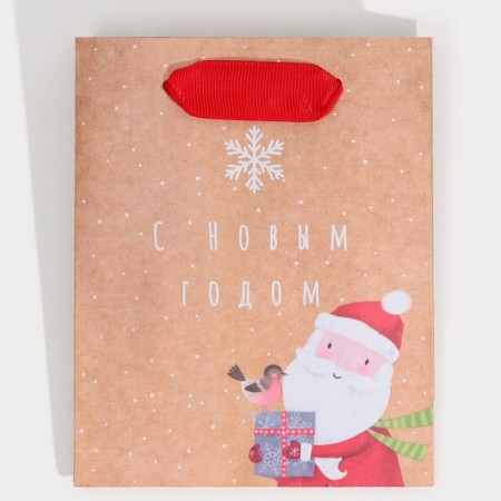 Craft vertical “Grandfather Frost”, S 12 x 15 x 5.5 cm, New Year-5
