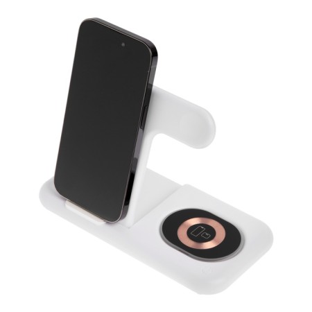 Wireless charger 3 in 1 Y36, 15 W, folding, backlight, USB, Type-C, white-2