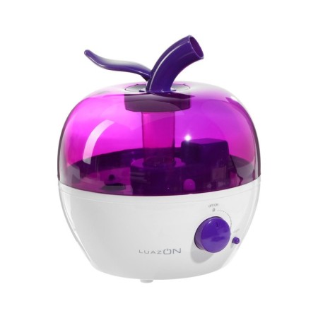 Air humidifier Luazon LHU-02, ultrasound, 2.4 l, 25 watts, white-violet-1