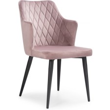 VELEN Metal Metal Metal Carcass/velor, black/pink 50x66x83 cm