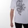 T -shirt male "Dragon", white color/black print, size 50