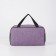 Cosmetic bag on a zipper, with a grid, purple color