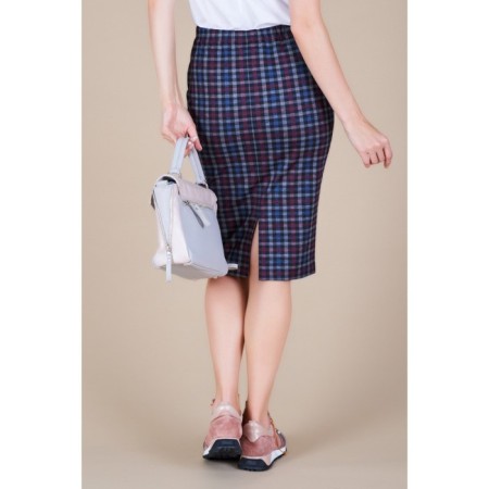 Women's skirt, size 42, gray color-4