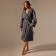 WAFEL Women's bathrobe SL Home: Waffle "Grig Sandre", size S, 100% cotton, 320 g/m2
