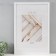 Photo frame Plastic "Mira" 40x60 cm, 641861 White (plastic screen)