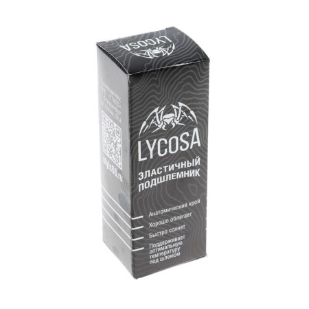 Pipe bandana, Lycosa Silk, Black-5