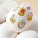 Easter set of Easter "Chickens": 2 dyes: yellow, pink + egg stickers