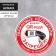 The sticker "Entrance without a QR code is prohibited!" 200 × 200, red color